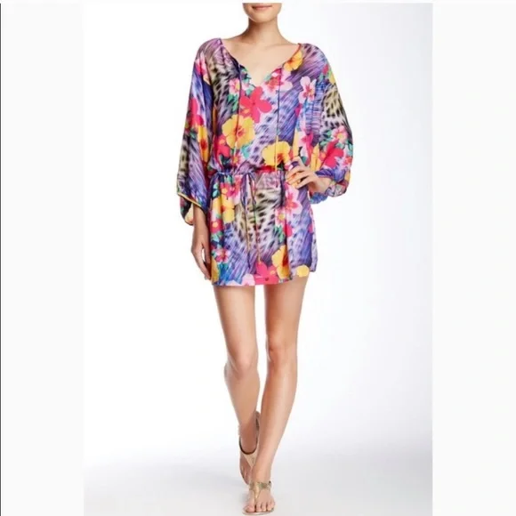 Nanette Lepore Playa Tropical Swim Coverup - S - Picture 2 of 8